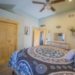 Grey and Blue paisley bedspread