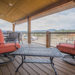 2nd floor patio with view of the Black Hills