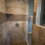 Stone Tile Shower Stall